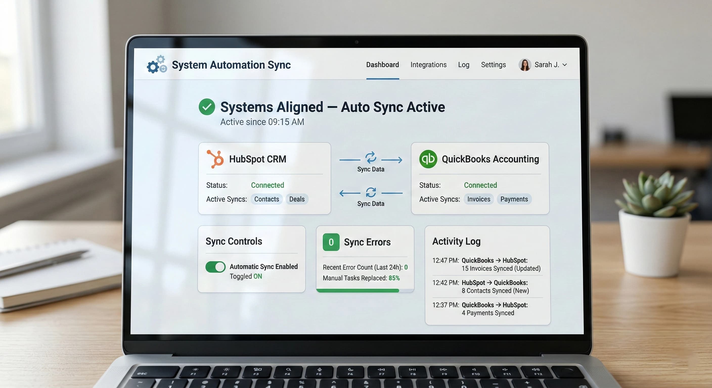 Automation between systems