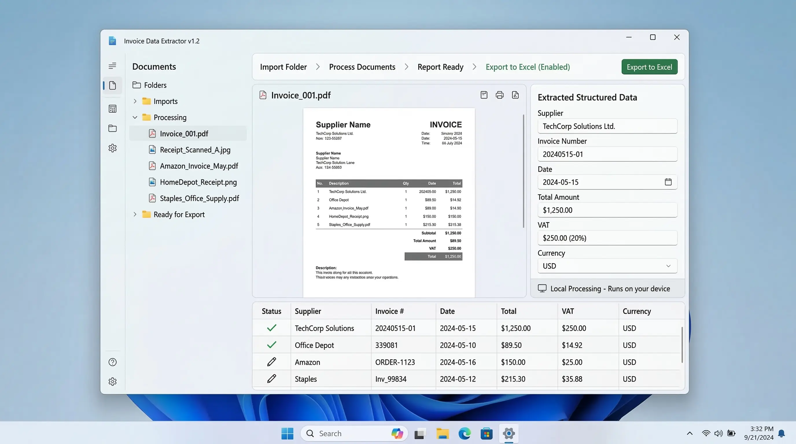 Invoice Data Extractor